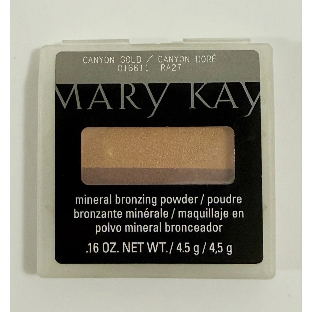 Mary Kay Mineral Bronzing Powder Women 0.16oz Canyon Gold Shimmer 016611